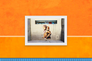 DOPEPICS : 0011 : Framed : African Kids In Barcelona