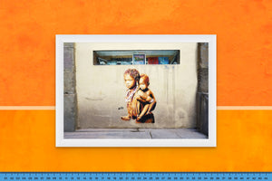 DOPEPICS : 0011 : Framed : African Kids In Barcelona