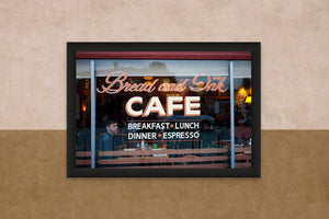DOPEPICS : 0012 : Framed : Bread & Ink Cafe