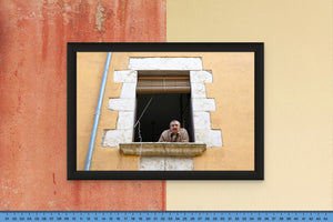 DOPEPICS : 0040 : Framed : Man In The Window