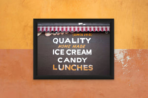DOPEPICS : 0019 : Framed : Quality Ice Cream