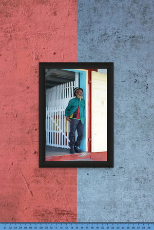 DOPEPICS : 0030 : Framed : Rasta In Soufriere