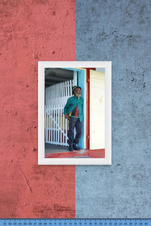 DOPEPICS : 0030 : Framed : Rasta In Soufriere
