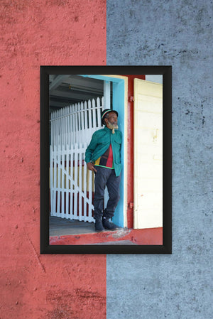 DOPEPICS : 0030 : Framed : Rasta In Soufriere