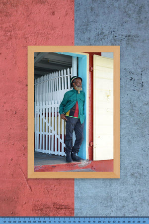 DOPEPICS : 0030 : Framed : Rasta In Soufriere