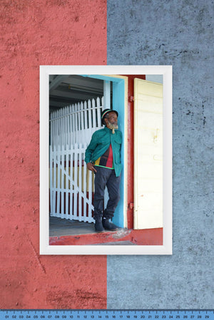 DOPEPICS : 0030 : Framed : Rasta In Soufriere