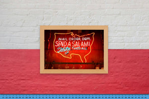 DOPEPICS : 0014 : Framed : Send A Salami