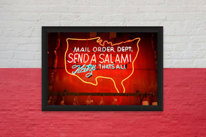 DOPEPICS : 0014 : Framed : Send A Salami